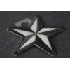 Ivamis Reflective Nautical Star Novelty Iron on Patch- 3x3 inch