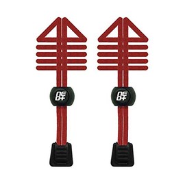 Packs of Elastic Lock Shoelaces For Running & Triathlon - UK SELLER (RED)