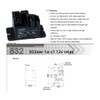 4-Pack 832AW-1A-F-C1 12VDC 832AW 1A C1 12V 30A 4-Pin Normally