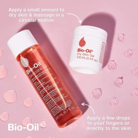 Kit Bio Oil Aceite Estrias Cicatrices Cuerpo Y Gel Hidratant Todo Tipo De Piel