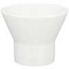 Hakusan Pottery Cup (Small), White, Approx. 2.0 x 1.6 inches