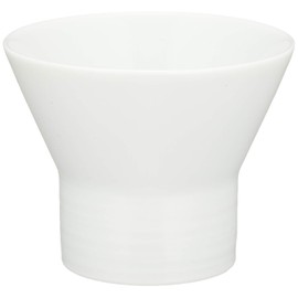 Hakusan Pottery Cup (Small), White, Approx. 2.0 x 1.6 inches (5 x 4 cm), 1.1 fl oz (30 ml), Mist White, MIST WHITE Hasamiyaki, Made in Japan
