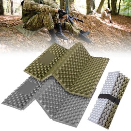 Nkiy Quen 2 Pcs Waterproof Foldable Hunting Mat-Lightweight Foam Hunting Sitting Pads-Portable Hiking Sitting Seat Cushion with Straps for Outdoor Hunting Camping Tree Stand Accessories