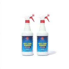 Force 5 SHIPN'SHORE, Rust Stain Remover Spray - Instantly Dissolve Rust Stains on Fiberglass, Vinyl, Fabric, Metal & Painted Surfaces - Also Removes Sprinkler Stains from Walls and Fences. (2 Pack)