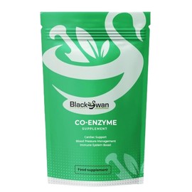 Black Swan Co-Enzyme Softgel Capsules - 300mg Q10 Antioxidant Formula Anti Ageing Joint Health Support Natural Supplement - 30 Caps 1 Month Supply