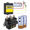 Winch Solenoid Relay 12V 250A Wireless Winch Remote Control Kit 2000-5000 Lbs Heavy Duty Winches Solenoid Relay Contactor and Remote Switch for ATV UTV Car Boat Trailer Truck Mounted Crane