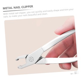 Vaguelly Stainless Steel Nail Clipper Portable Fingernail Toenail Trimmer Ergonomic Design for Easy Use for Seniors and Thick Nails