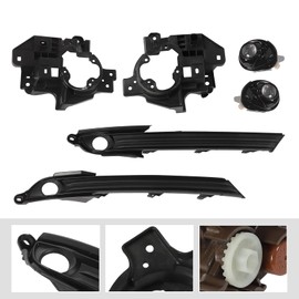 WOHAIPA LED Fog Lights For 2017-2021 Mazda CX-5 Front Bumper 2pcs Fog Lamp Replacement w/Frame Set,switch w/o wire harness Left Right Driver Passenger Side MA1038140 MA1038138