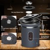 2800ML Airtight Coffee Canister with Date Tracker and Transparent Window,