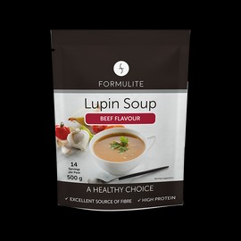 Formulite Lupin Soup Bag - Beef Flavour 500g - 14 Serves (Ships April)