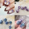 Chisafly Nail Stickers, Flowers, Hydrangea, Petals, Flower Stickers, Colorful, Summer