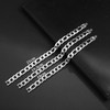 MISWOYI Silver 316L Waterproof Stainless Steel Bracelet For Men, Stylish