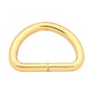 Generic. Metal Golden D Ring Buckle D-Rings 1 Inches Inside