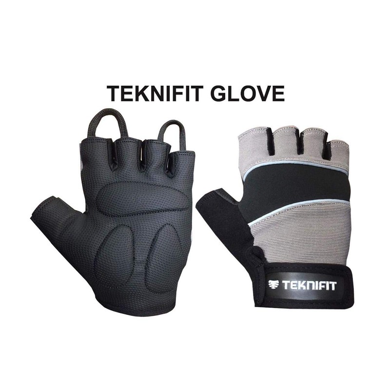 Teknifit Ladies Gym Glove Small Padded Weight Lifting Glove for