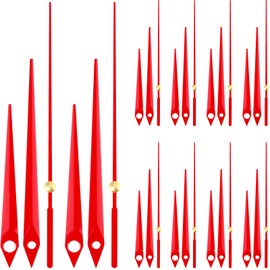 Hemobllo Metal Clock Hands, Clock Hands Kit Mechanism Clock Hands Wall Clock Hands Clock Replacement Hands Clock Mechanism Kit Simple Accessories Metal Aluminum 10 Sets