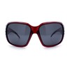 SA106 Polarized Lens Oversize Rhinestone Bling Sparkling Womens Sunglasses (burgundy