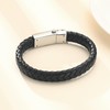 Minicremation Cross Cremation Jewelry Urn Bracelet for Ashes Genuine Leather