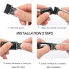 HUYIIO 3 Pack Adjustable Elastic Watch Strap Compatible with Charge