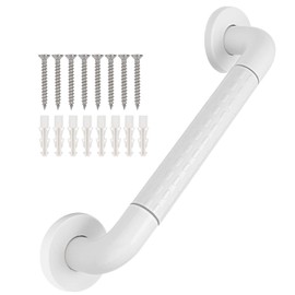 supregear Grab Bars for Bathtubs and Showers - Anti Slip Heavy Duty Shower Safety Handle - White Stainless Steel Support Rail for Bathtub Toilet Kitchen Stairway Elderly Children and Disability, 24 in