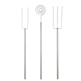 Ateco 1378 Dipping Tool 3-Piece Set, Stainless Steel, Shown