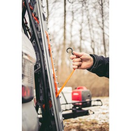 The Perfect Bungee Adjustable Bungee Cords 48" 2-Pack, Heavy Duty Rubber-Free Polyurethane Adjustable Bungee Cord with Nylon and Metal S-Hooks, All-Weather Cargo Strap, Made in USA