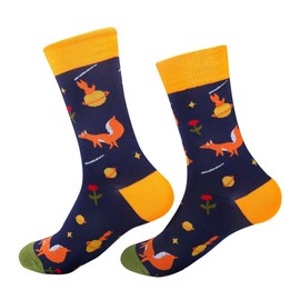 ECO CHIC Womens Bamboo Socks Breathable Hot and Cold Weather UK 4-8 Single Pair (Fox Orange)