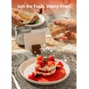 Sweese Porcelain 7.4 Inch Dessert Plates Set of 6 -