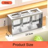 Hosoncovy Countertop Cutlery Drying Holder Cutlery Drainer Tableware Holder Box
