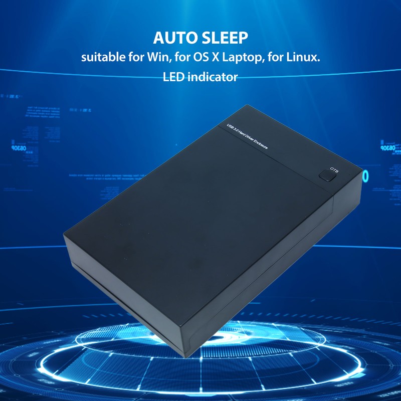 USB3.0 to SATA HDD Enclosure UASP High Speed Auto Sleep