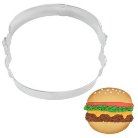 R&M Hamburger Cookie Cutter Stainless Steel 3.5"