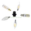 TWDRTDD® Candelabra e12 base Bakelite threaded keyless light lamp socket