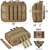 WYNEX Tactical Molle Admin Pouch of Laser Cut Design, Utility