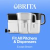 Brita Standard Water Filter for Pitchers and Dispensers, BPA-Free, Reduces