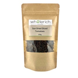 Sun Dried Tomatoes (Diced, Chopped) 250g - Wholerich Foods