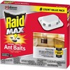 Raid Max Double Control Ant Baits, Kills the Colony, 8