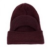 One-piece Fleece-Lined Thermal Balaclava for Motorcycle & Skiing - Winter Face Mask LF3701 (One Size, Elastic) 56-59cm Coffee 10ea