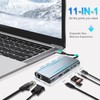 USB C Laptop Docking Station 11 in 1 USB C