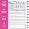 Ultimate Gym Workout Log Book, XL A5 Exercise, Fitness and