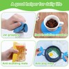 Grevosea 4Pcs Rubber Jar Opener Grippers, Jar Opener Gripper Pad