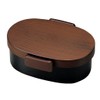 たつみや(Tatsumiya) タイト式木目 小判弁当 小 栃木目 タイト式 52903