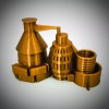 Model Scenery World Copper MOONSHINE Moonshiner's Still - Amazing Detail