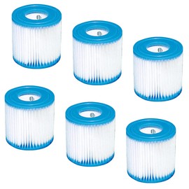 FFYan 6pcs Swimming Pool Filters for Intex Type H Filter Cartridge,Replacement for Type H - 29007P