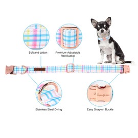 Unique style paws Dog Collar Metal Buckle Collar Gift for Small Medium Large Boys Girls Dogs