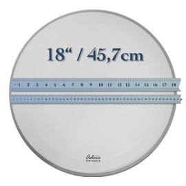 BD Adoro SP-Classic Coated Drum Head 18 Inches Brushed White for Bass Drum with Integrated Muffler
