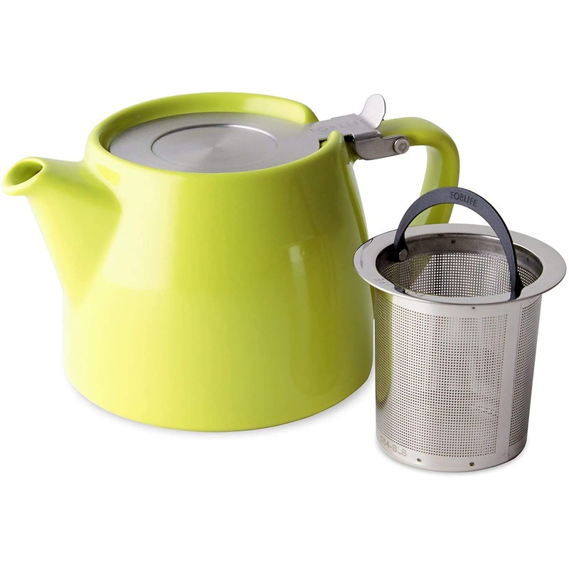 For Life Stump teapot Lime Green 18oz 530ml