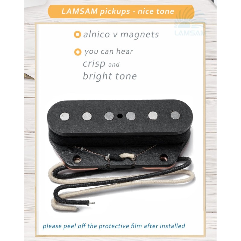 Pickups Set for TL Guitar … (Black-Bridge)