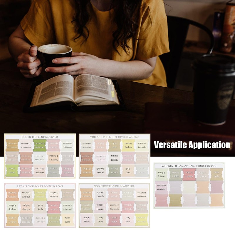 LIAMGUS 75 Bible tabs, Bible tabs for Women, Bible tabs