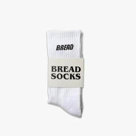 Bread Cushioned Crew Socks White (1 Pack) X-large