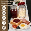 32oz Glass Mason Jars Wide Mouth 12-Pack with Airtight Lids