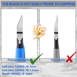 mshandto Wire Cutters Flush Cutters for Jewelry Making, Ultra-Sharp Side Cutters, CR-V Diagonal Cutters for Crafting, Flush Cut Pliers for Soft Copper Wire, Floral, Circuit Board (6" 6Pack)